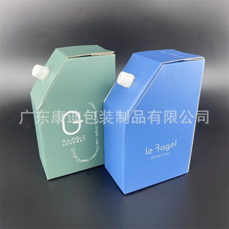 Food-Grade BIB Packaging: 100ml–5L Dual-Switch Valve Pouch with Handle & PET/AL/PA/PE Laminate for 1L Coffee & 2kg Juice/Wine