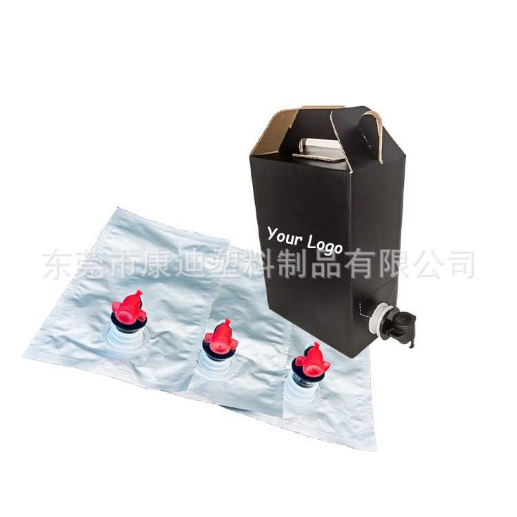 Food-Grade BIB Packaging: 100ml–5L Dual-Switch Valve Pouch with Handle & PET/AL/PA/PE Laminate for 1L Coffee & 2kg Juice/Wine