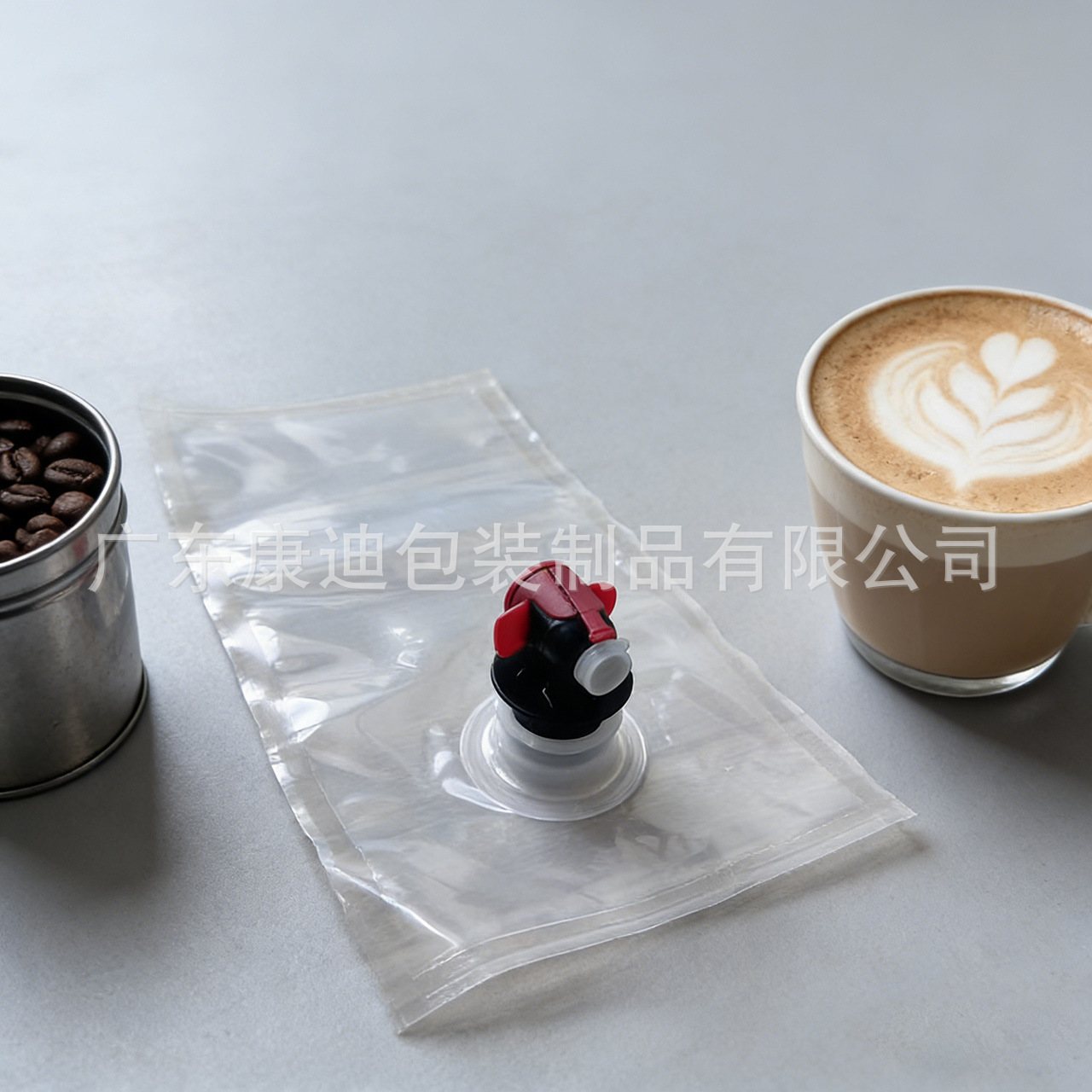 Clear Multi-Layer Bag-in-Box Inner Liner — Visual Liquid Inspection with Integrated Dispensing Valve