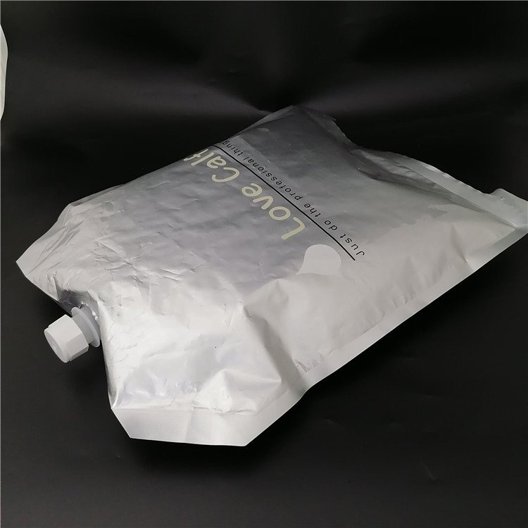 Hang-Feeding White Opaque Laminated Calf Colostrum Pouch with Carry Loop & Feeding Tube for Measured Storage