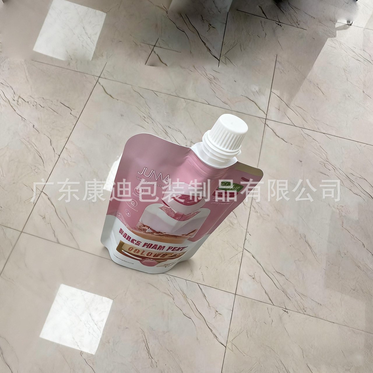 Custom Stand-Up Spout Pouch with Screw-Cap for Detergent, Fabric Softener, Body Wash, Juice & Sauces — Adjustable Capacity, Spout, Barrier Film
