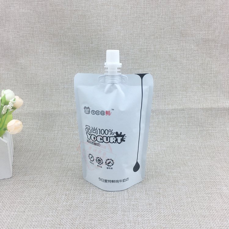 Custom Stand-Up Spout Pouch with Screw-Cap for Detergent, Fabric Softener, Body Wash, Juice & Sauces — Adjustable Capacity, Spout, Barrier Film