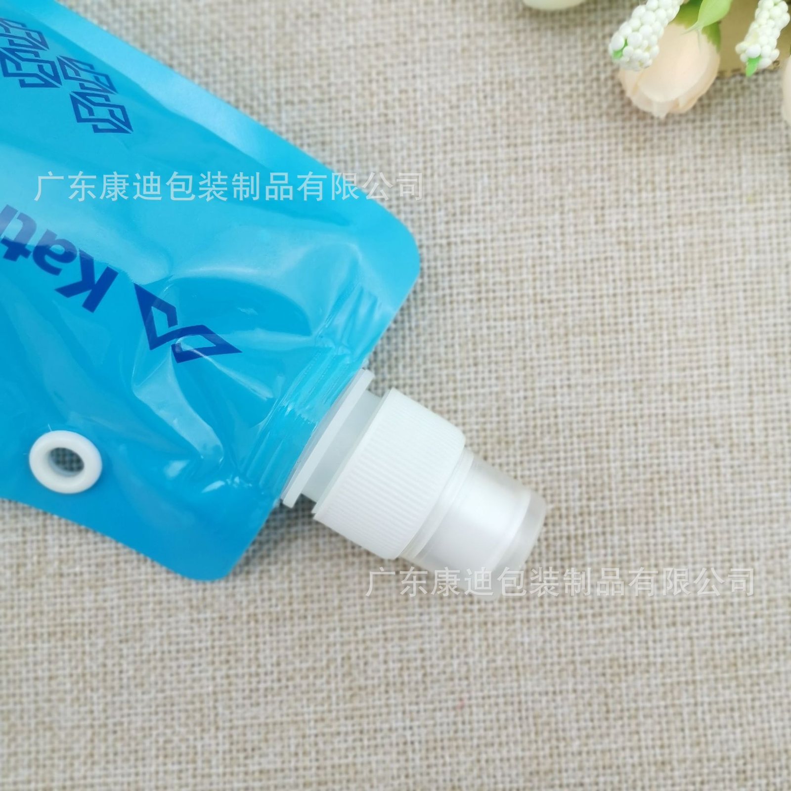 3L Double Stand-Up Spout Pouch with Handle — Customizable Detergent & Dish Soap Packaging for Household Liquids