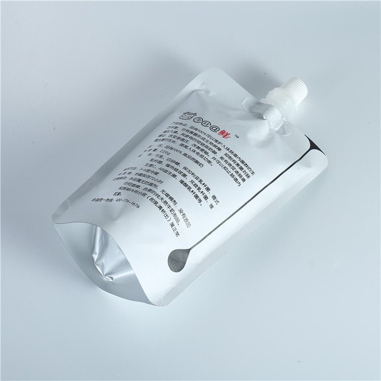 Sports Hydration Packaging: Clear Composite Film Double Stand-Up Spout Pouch with Screw Cap, Custom Spout Diameter & Capacity for Outdoor Use