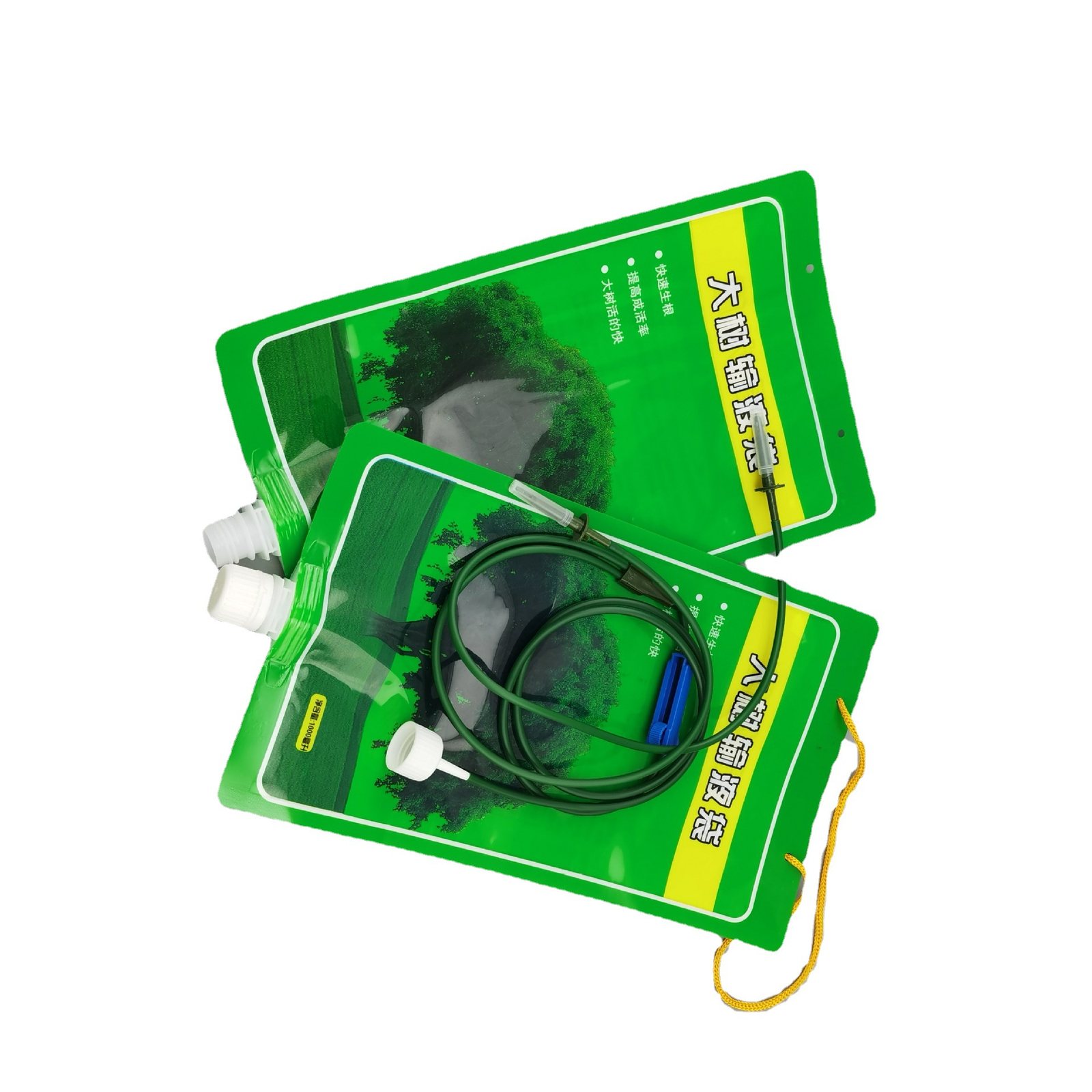 Sports Hydration Packaging: Clear Composite Film Double Stand-Up Spout Pouch with Screw Cap, Custom Spout Diameter & Capacity for Outdoor Use