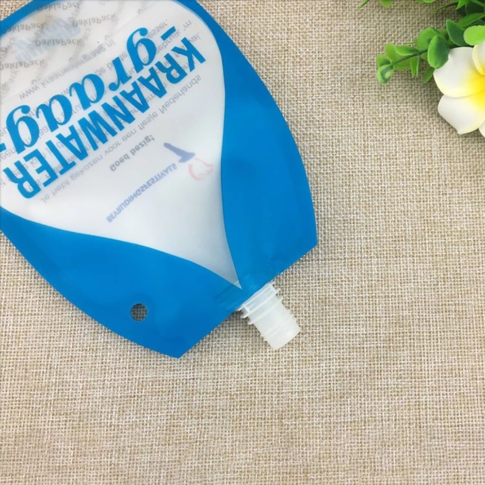Fruit Juice Packaging: Custom PET/NY/PE Self-Standing Spout Pouch with Dust Cap for One-Handed Pour
