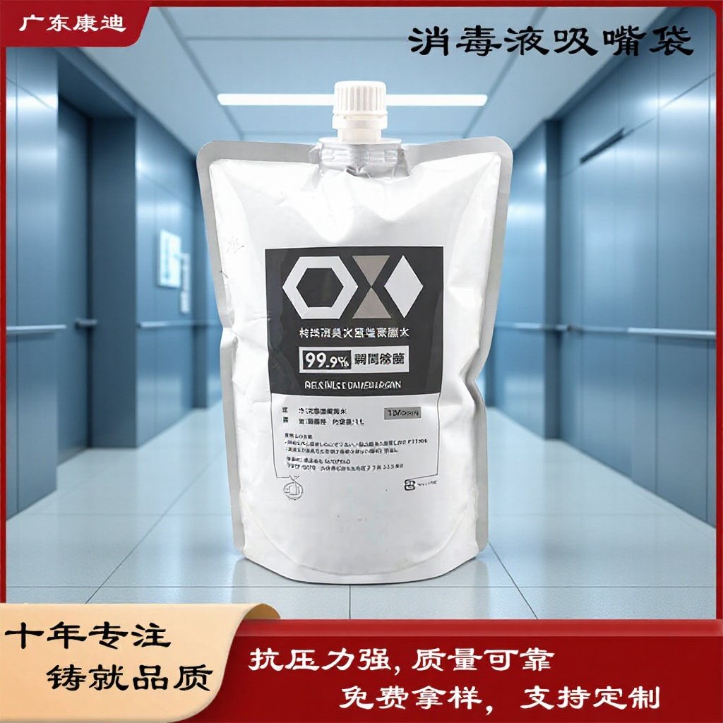 Dongguan-Made Custom PET/NY/PE Liquid Spout Pouch for Ambient Semi-Liquids — Heat-Sealed Spout & Dust Cap