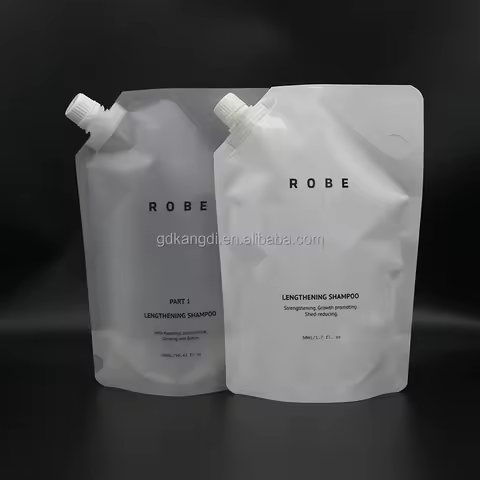 Laundry Detergent Packaging: 2kg PET/PE Liquid Pouch with Three-Side or Four-Side Seals for Filling and E-Commerce Distribution