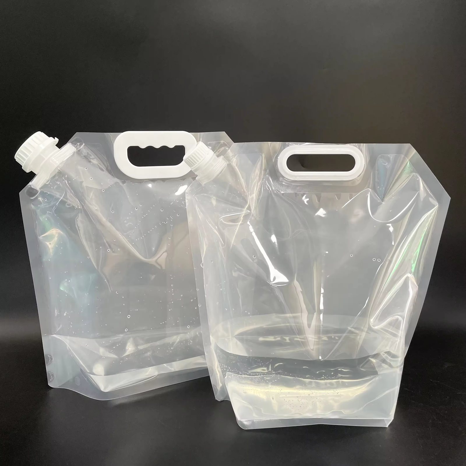 PET/NY/PE Three-Layer Liquid Pouch for Automotive Windshield Washer Fluid (Glass Water), Puncture-Resistant, Three-Side or Four-Side Seal, Custom Capacity