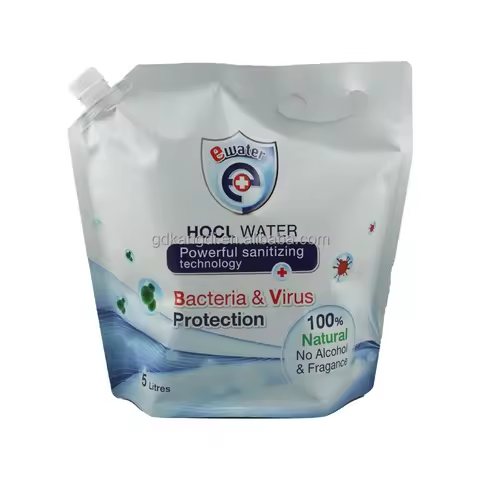 PET/PE Two-Layer Self-Standing Food Pouch with Folded Gusset Base for Powder & Granule Packaging, Custom Capacity