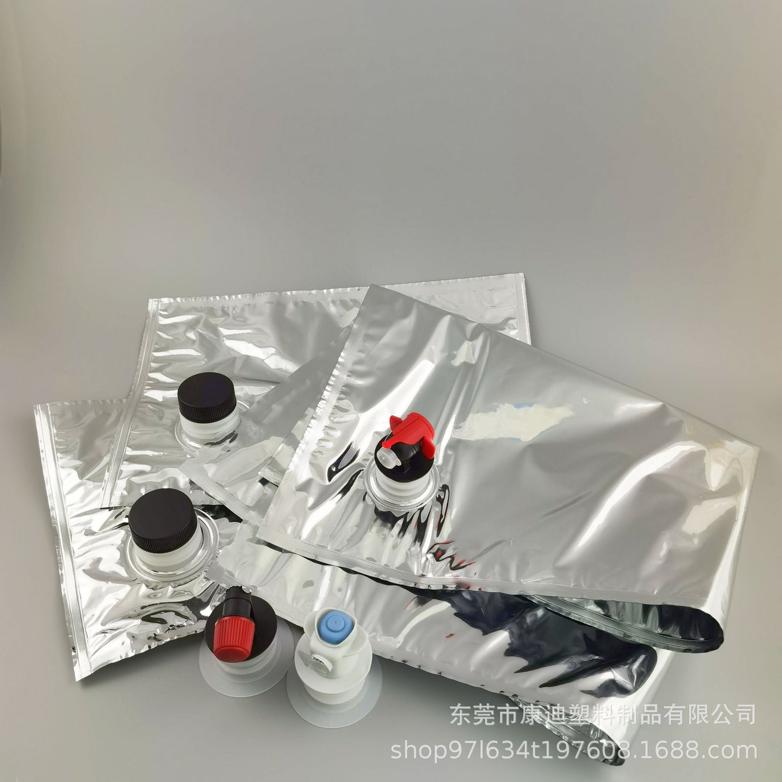 Natural Spring Water BIB Valve Bag — PET+AL+PE Foil Laminate with One-Way Valve, Custom Capacity for Bag-in-Box Drinking Water Packaging