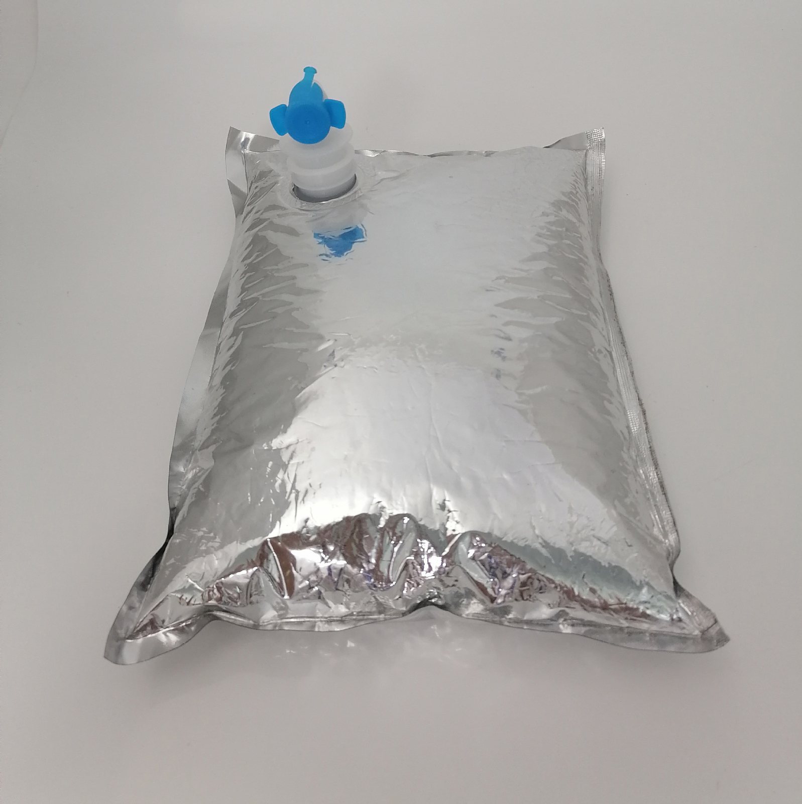 Bag-in-Box Hydrogen-Rich Water Valve Pouch — PET+AL+PE Oxygen Barrier with One-Way Venting for Drinking-Water Filling