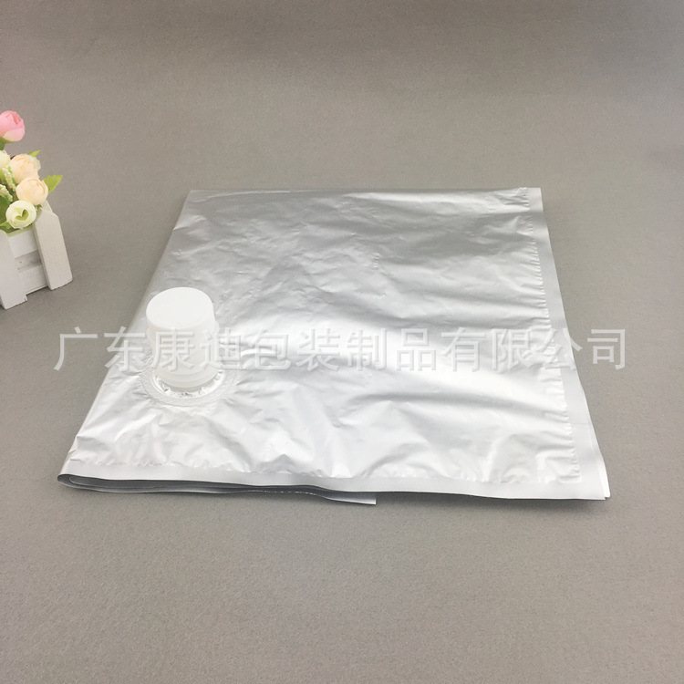 PET+AL+PE Pure-Foil Seabuckthorn Pulp Valve Pouch for Juice Filling Lines — One-Way Valve Blocks Air Return