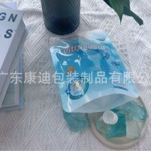 1kg Soy Milk Stand-Up Spout Pouch for Liquid Foods, Food-Grade Composite, High/Low-Temp Stable, Self-Supporting