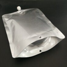 Large-Volume Liquid Food Packaging: 3kg Stand-Up Pouch with Side Nozzle, Food-Grade Multi-Layer, Custom Sizing for Soy and Plant-Based Milk, Sauces