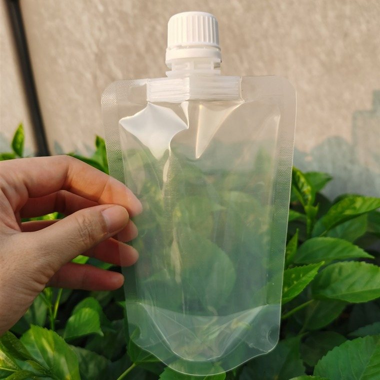 1–5L Juice, Drinks & Liquid Seasoning Packaging: Custom 5L Double Stand-Up Spout Pouch with 33 mm Spout, PET+VMPET+PE Laminate