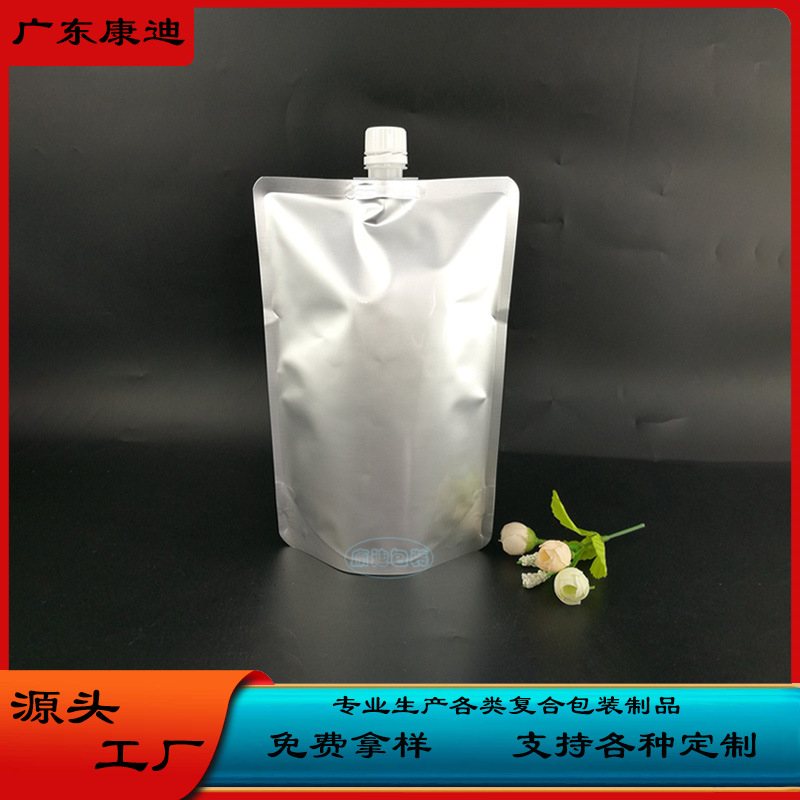 Custom Fill Volume PET+AL+NY+PE Four-Layer Foil High-Barrier Liquid Pouch, 12–18 Silk for Long Shelf Life Food & Liquid Packaging