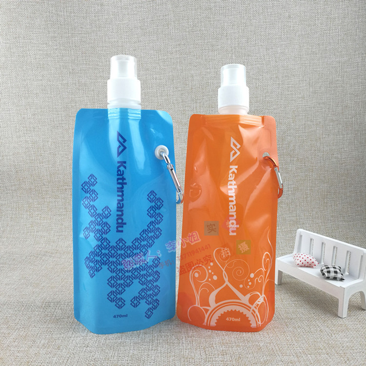 480ml Food-Grade Stand-Up Spout Pouch for Aluminium Foil Water Bags