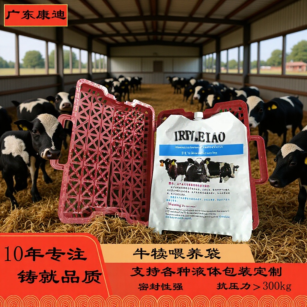 Colostrum Pouch For Calf Feeding With Silicone Tube Clamp Ring 50cm 120cm
