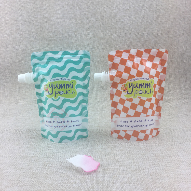 Custom Printed Spout Pouch for Kids' Fruit Puree & Juice 160ml-300ml