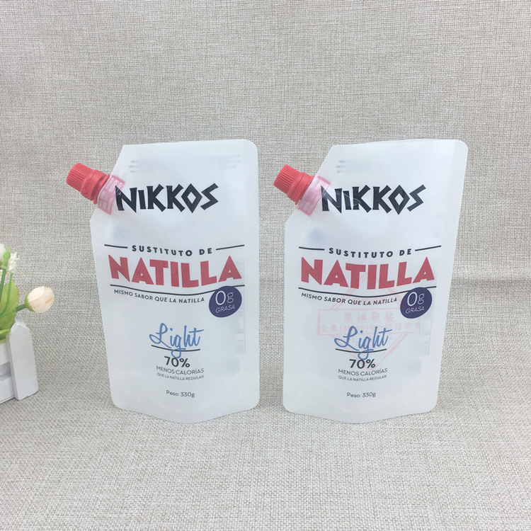 Custom Food-Grade Liquid Pouch Bags with Spout, 100ml to 5L